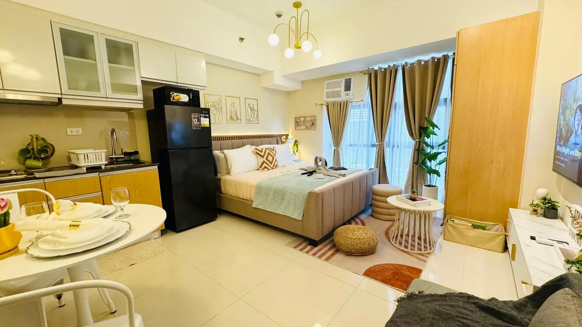 Cozy Studio In Viceroy Near Venice Mall マニラ市 フィリピン